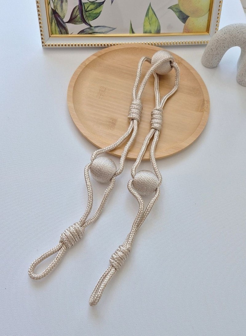 QBAID رباط ستارة / حامل ستائر – تصميم سهل للّف وترتيب الستائر بشكل أنيق - Image 3