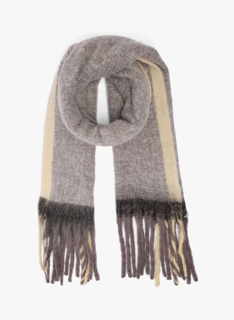 ايلا Soft Fluffy Tassel Scarf