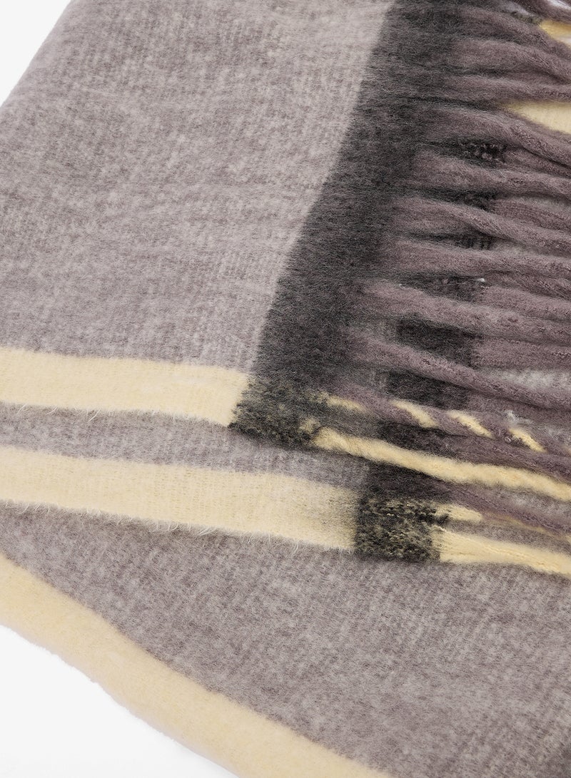 ELLA Soft Fluffy Tassel Scarf - Image 2