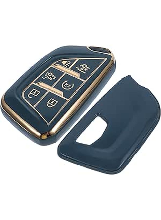 Key Cover Case Key Fob Holder Car Accessory TPU Material Full Coverage For Remote Protection - Image 1