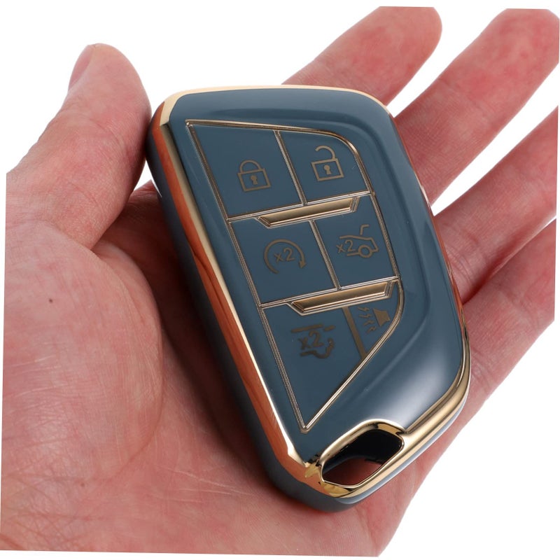 Key Cover Case Key Fob Holder Car Accessory TPU Material Full Coverage For Remote Protection - Image 4