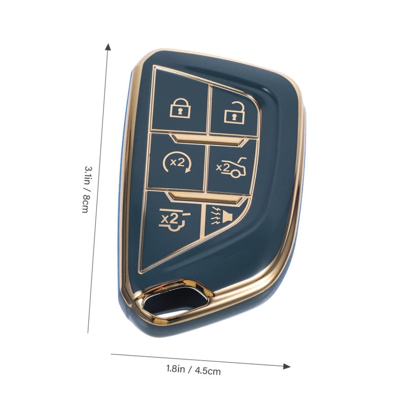 Key Cover Case Key Fob Holder Car Accessory TPU Material Full Coverage For Remote Protection - Image 3
