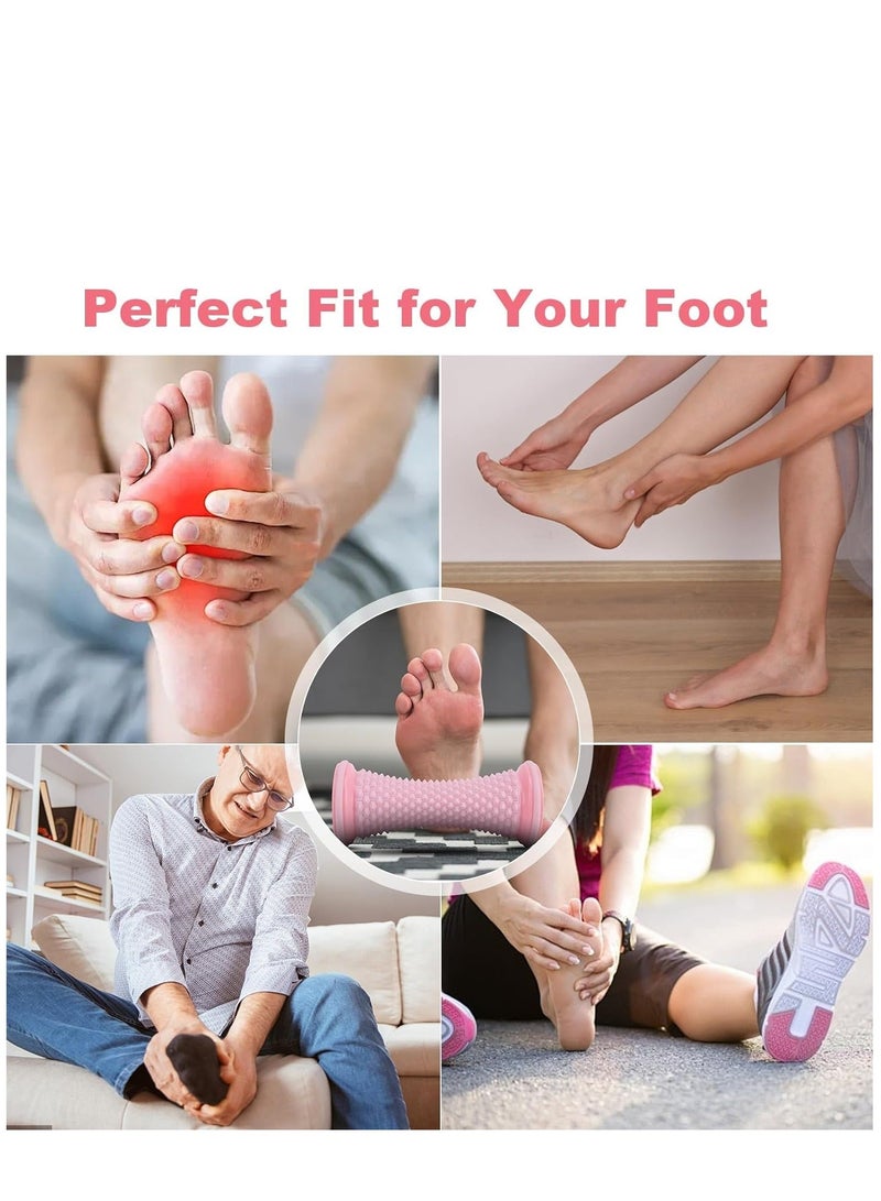 الأزرق جي دبليو Plantar Fasciitis Relief Roller Portable Foot Massager Deep Reflexology Tissue Muscle Massage for Heel Pain, Relieving, Yoga Fitness Aids - Image 5