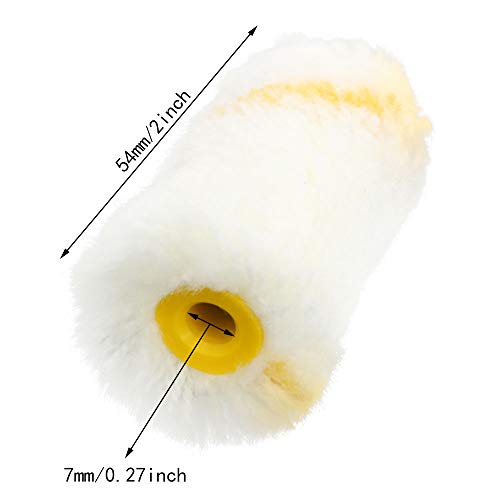 WHYHKJ 10pcs Wall Paint Roller Covers 2 Inch 5cm Mini Acrylic Fiber Brush House Decoration Painting Supplies Brush Tools - Image 2