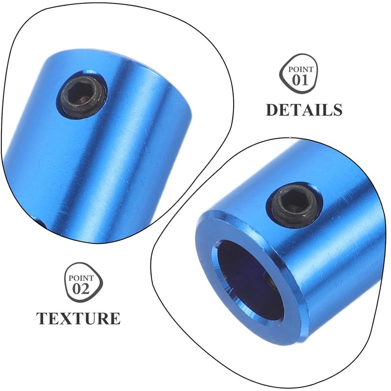 Generic 10pcs Aluminum Alloy Shaft Coupler for 3D Printer Stepper Motor Coupling Rigid Clamping Joint Robot Connector DIY Accessories 8x8mm - Image 3