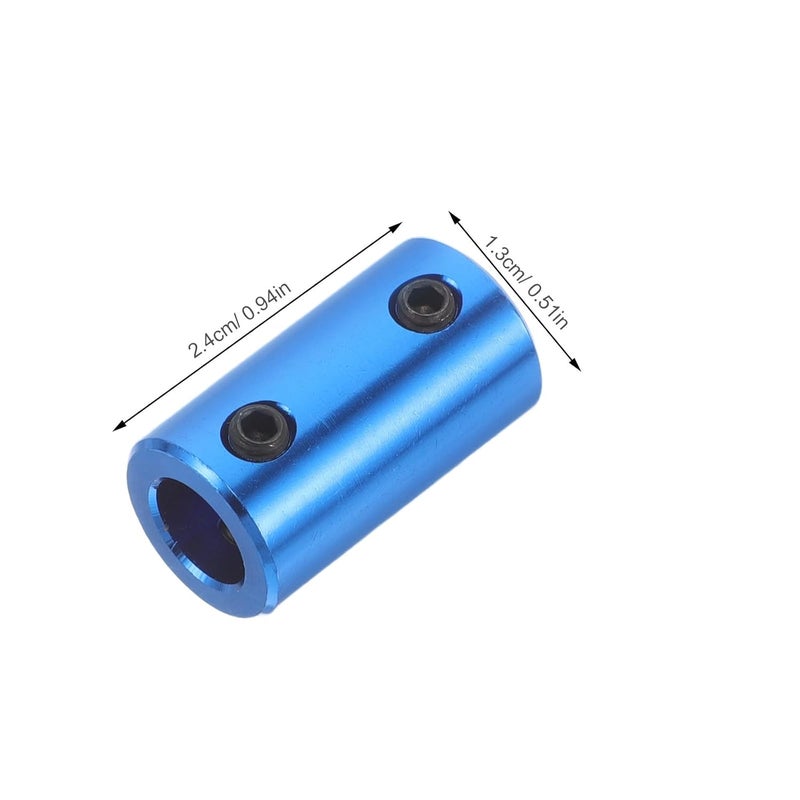 Generic 10pcs Aluminum Alloy Shaft Coupler for 3D Printer Stepper Motor Coupling Rigid Clamping Joint Robot Connector DIY Accessories 8x8mm - Image 2