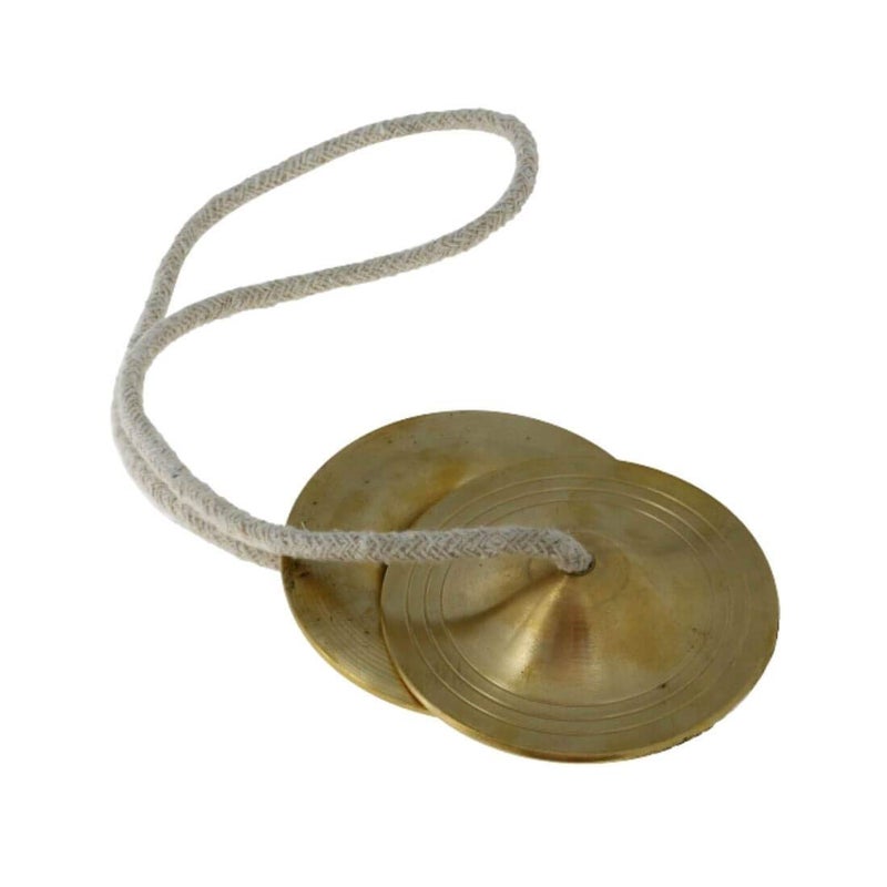 MAYAPURI Manjira/Karatalas Musical Instrument for Hand Cymbals Bhajan, Kirtan, Harinaam - Image 1