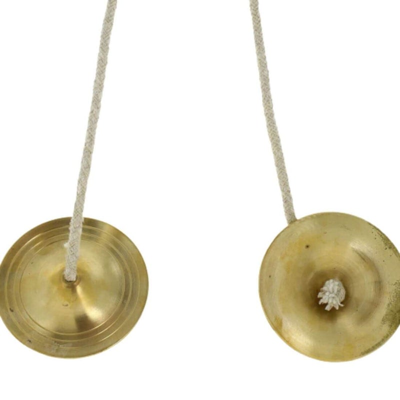 MAYAPURI Manjira/Karatalas Musical Instrument for Hand Cymbals Bhajan, Kirtan, Harinaam - Image 3