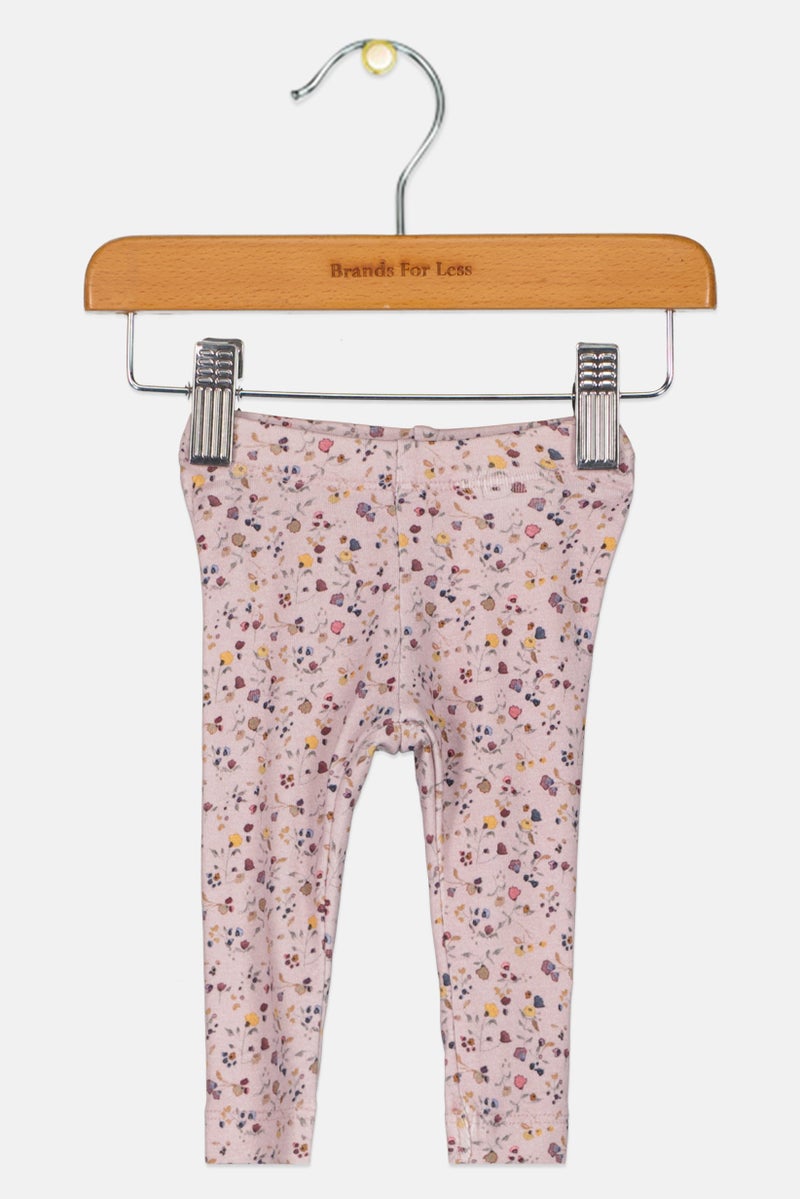 NAME IT Toddlers Girl Floral Print Pull On Leggings, Multicolor - Image 2