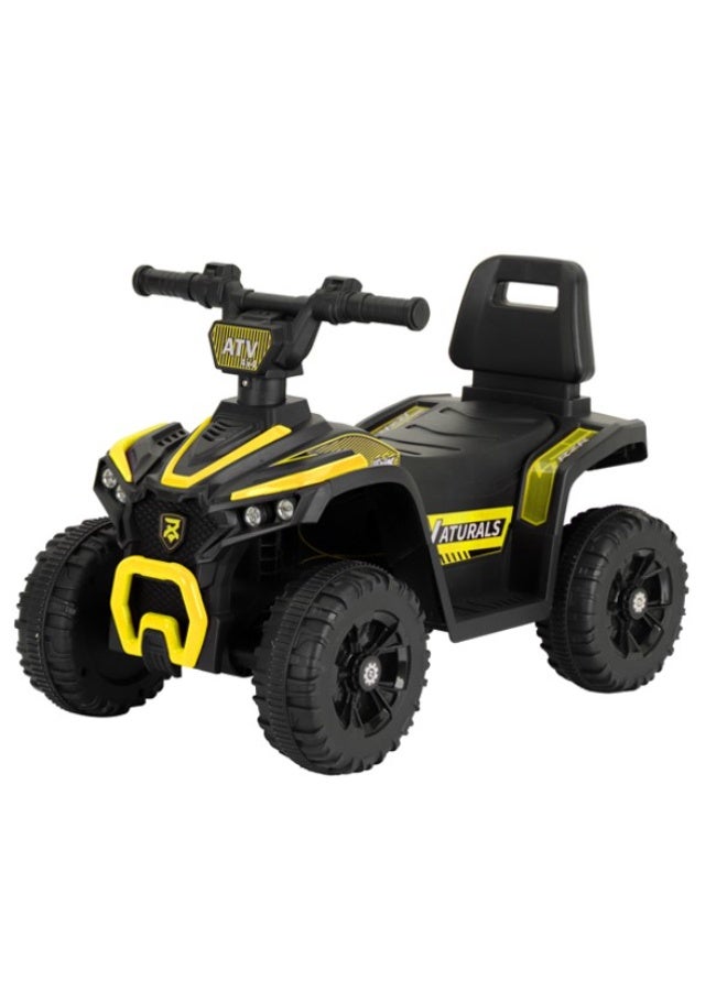 Kids Ride-On ATV/Quad bike with Backrest Yellow10-932-Y