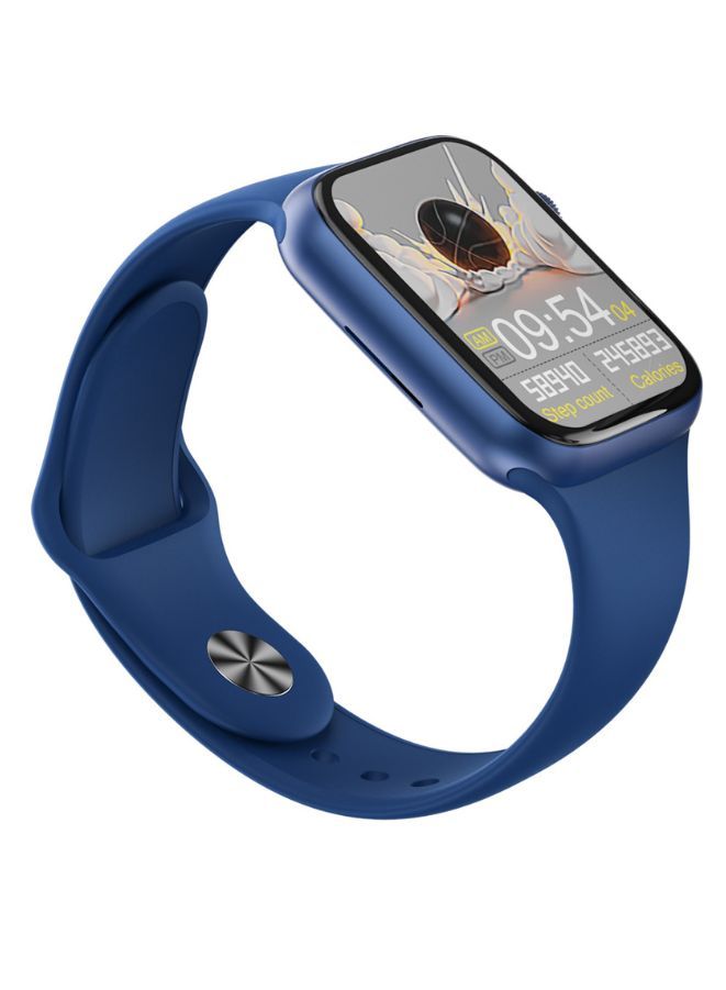 Modio MC66 Pro Fashion Smart Watch With Full Display, Smart Split Screen & Long Battery Life, Support Calling, Full Screen, Heart Rate, Step Count, Sleep Alert (Blue)