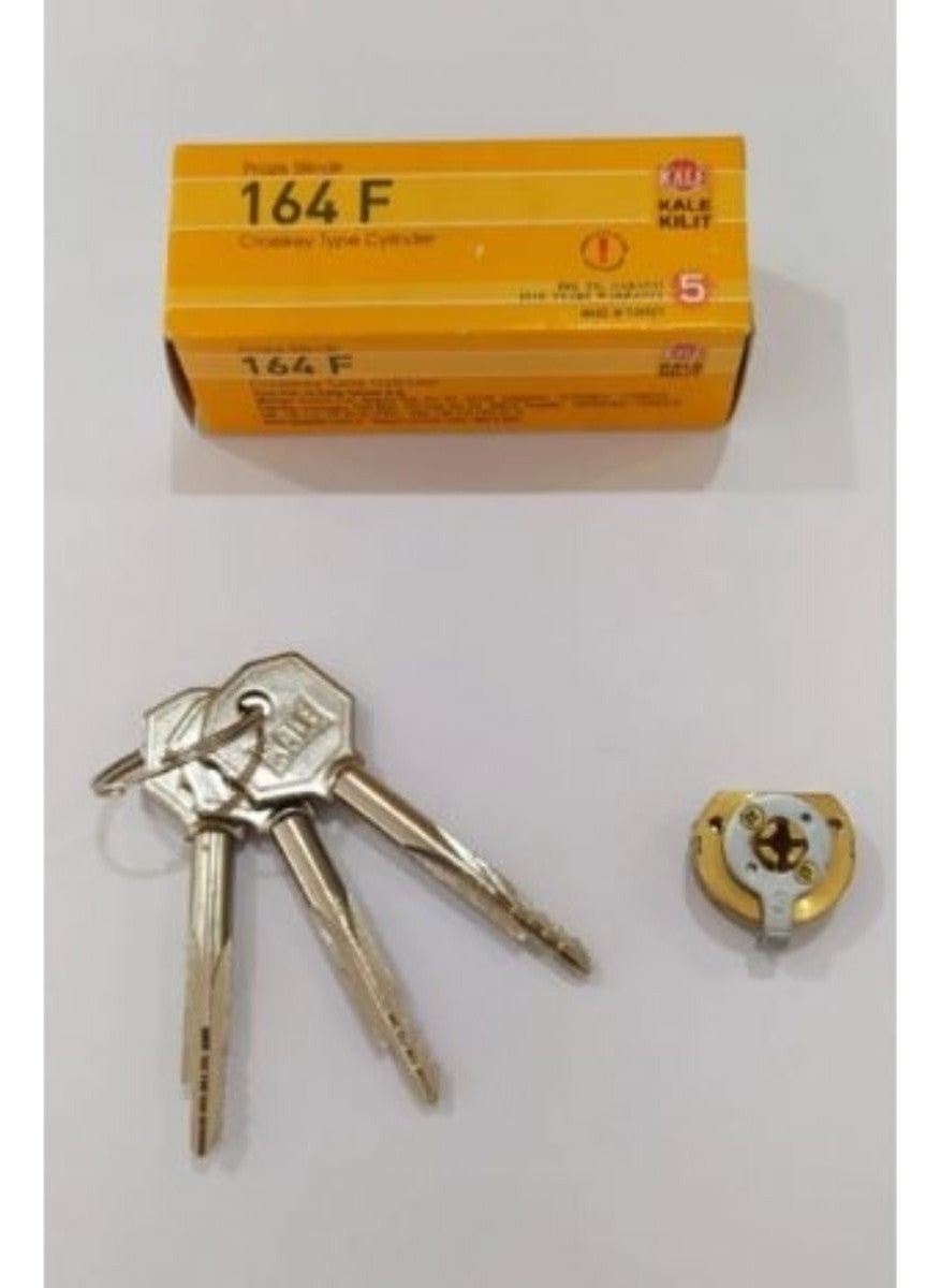 KALE 164 F3 Prazis Cylinder Gray with Key  - Image 1