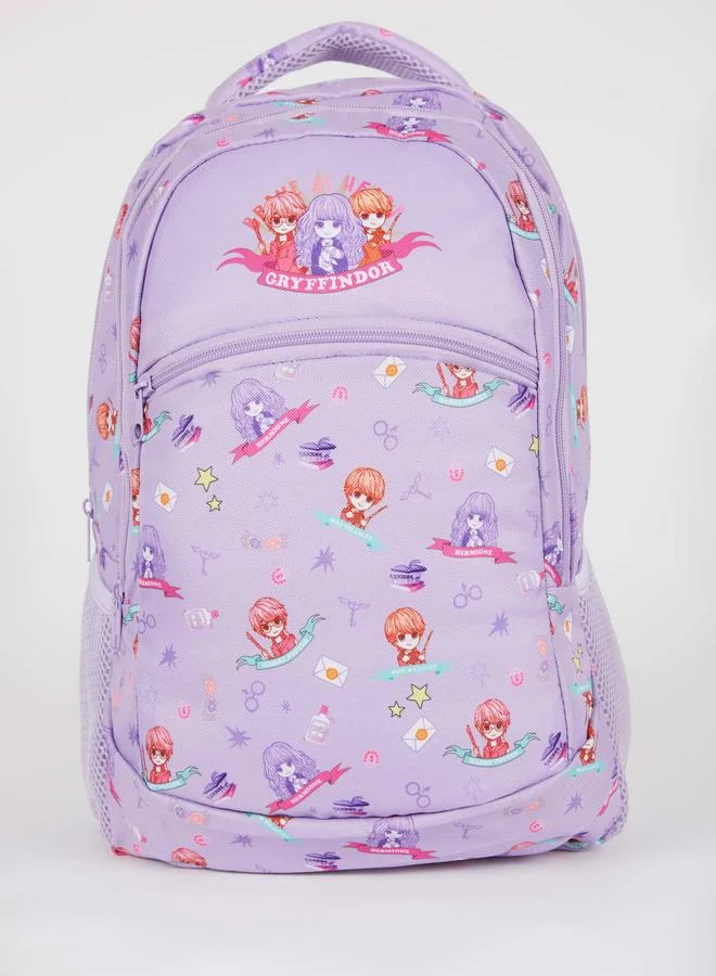 DeFacto Harry Potter Print Mesh Pocket Backpack by Styli