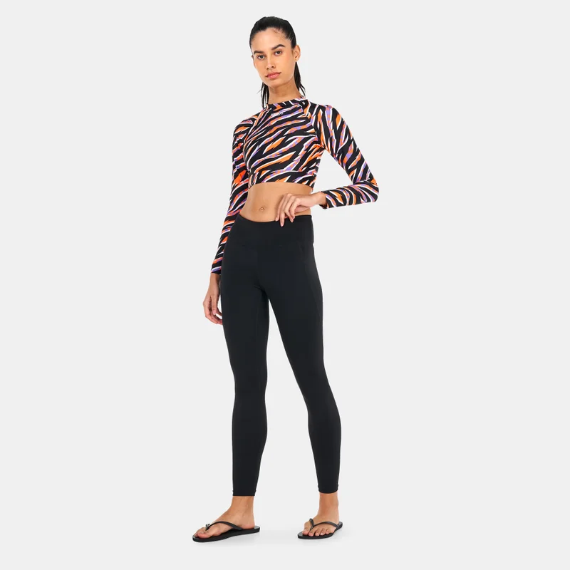 speedo Multi-Colour Women's Printed Rash Crop Top for Women | Best Price UAE