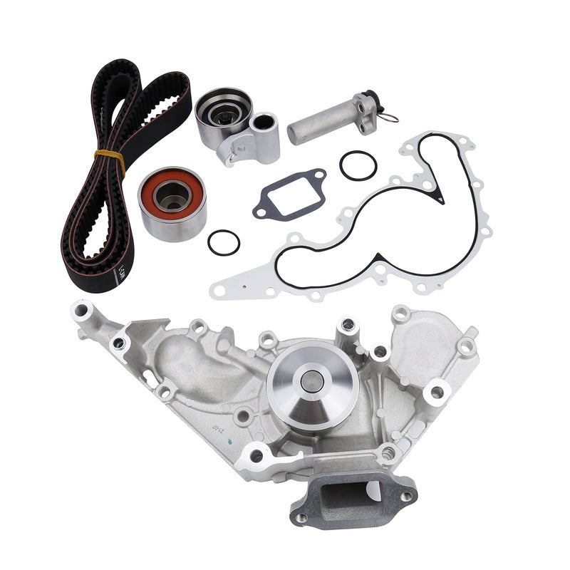 AA Ignition Engine Timing Belt with Water Pump Kit Compatible with Lexus Toyota 40L 43L 47L GS430 GX470 LS430 SC400 SC430 4Runner Land Cruiser Sequoia Tundra Replaces TKT021 TCKWP298 - Image 3