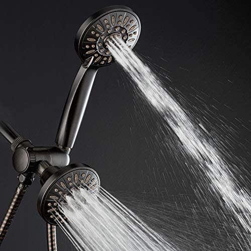 AquaDance Oil Rubbed Bronze Premium High Pressure 48 3-Way Combo for The Best of Both Worlds – Enjoy Luxurious Rain Head and 6-Setting Hand Held Shower Separately or Together - Image 5