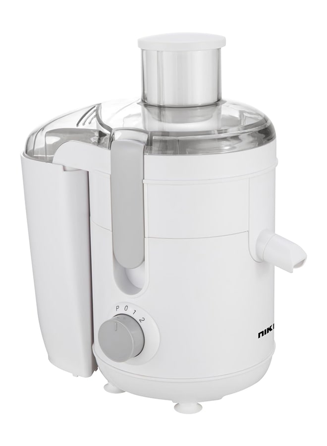 NIKAI 2 Speed Pulse Function Centrifugal Juicer Stainless Steel Filter 0.95 L 350 W NJ342A White - Image 2