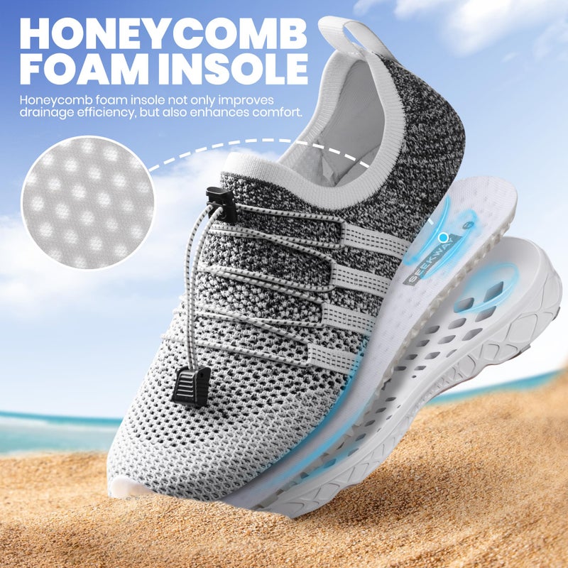 SEEKWAY Mens Womens Water Shoes Quick Dry Aqua Shoes Barefoot for Beach Surf Hiking Pool Water Sports - Image 4