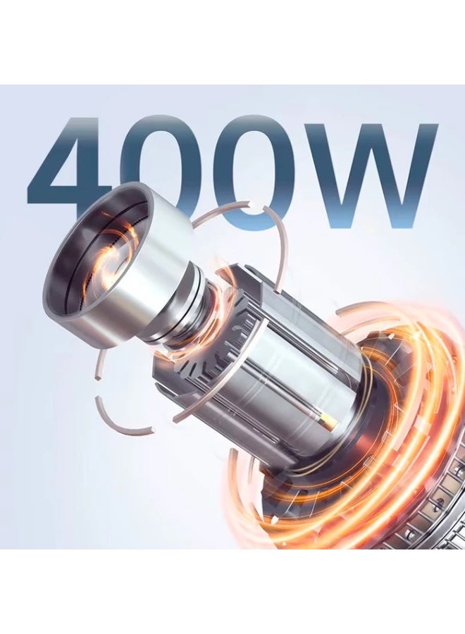 سوكاني مجموعة خلاط يدوي ٤ في ١ من سوكاني - خلاط ٤٠٠ واط، سرعتان مع كوب سعة ٦٠٠ مل، خلاط ومفرمة - Image 3