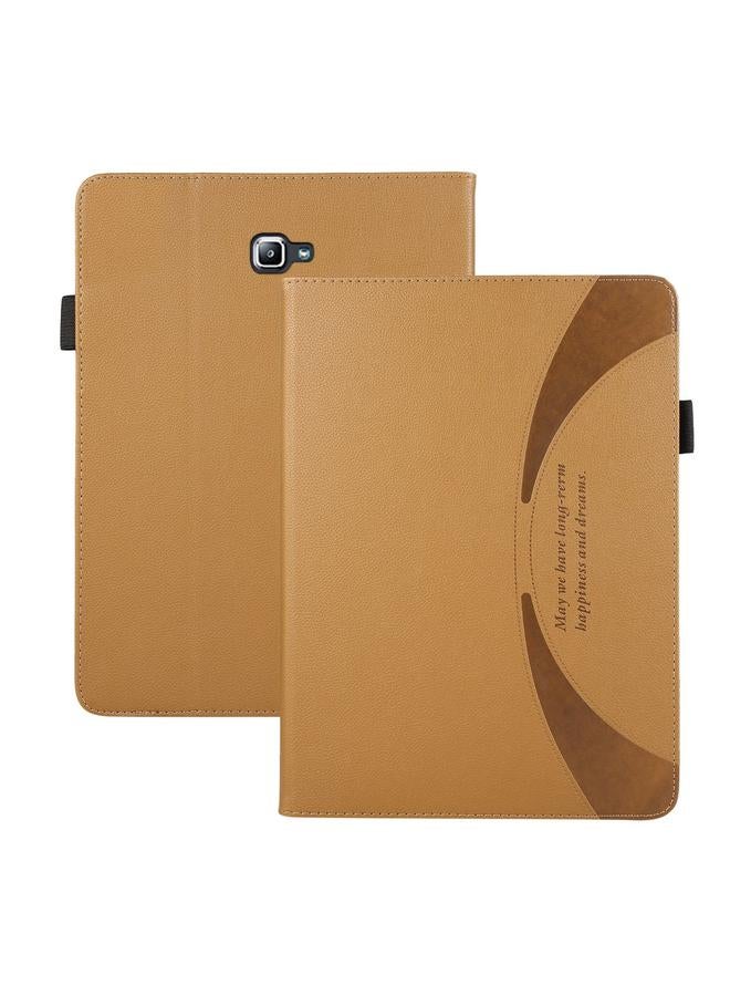 S-TOP Case For Samsung Galaxy Tab A 10.1 2016 T580 Litchi Texture Leather Sucker Tablet Case - Image 2