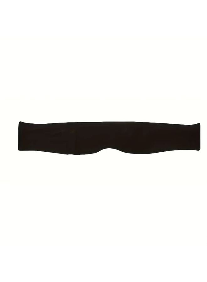 Travel Neck Pillow With Blindfold Eye Mask Breathable Light Blocking For Easy Storage - Image 1