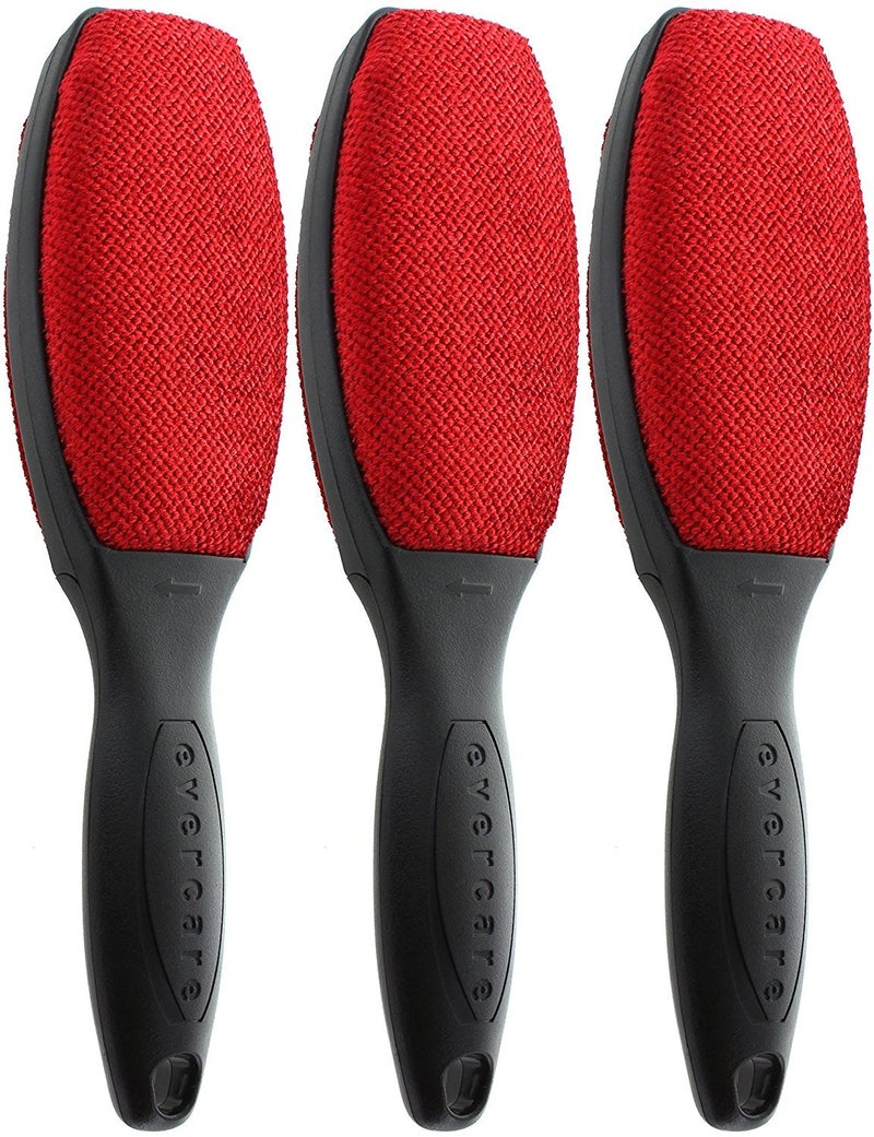 3 PACK Evercare Magik Brush 2Sided Lint Brush 1 ea