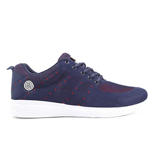 Bacca Bucci® Men's Power Trainer Running Shoes Lightweight Shockproof Walking Shoes Cushioning Men Sneakers for Gym Sports Casual Athletic Outdoor-Size-UK-6 to 13/Big Blue - Image 5