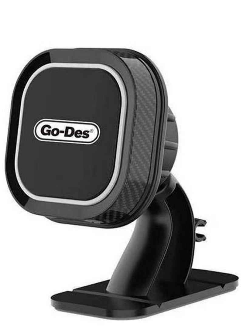 GO-DES Magnetic Dashboard Car Mount – Strong Hold Phone Mount for Cars, Universal Compatibility, Easy Installation, Secure Grip for Smartphones - Image 1