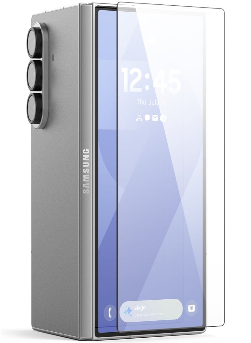 Elago Flex Window for Samsung Galaxy Z Fold 7 Screen Protector Premium Tempered Glass - Clear - Image 1