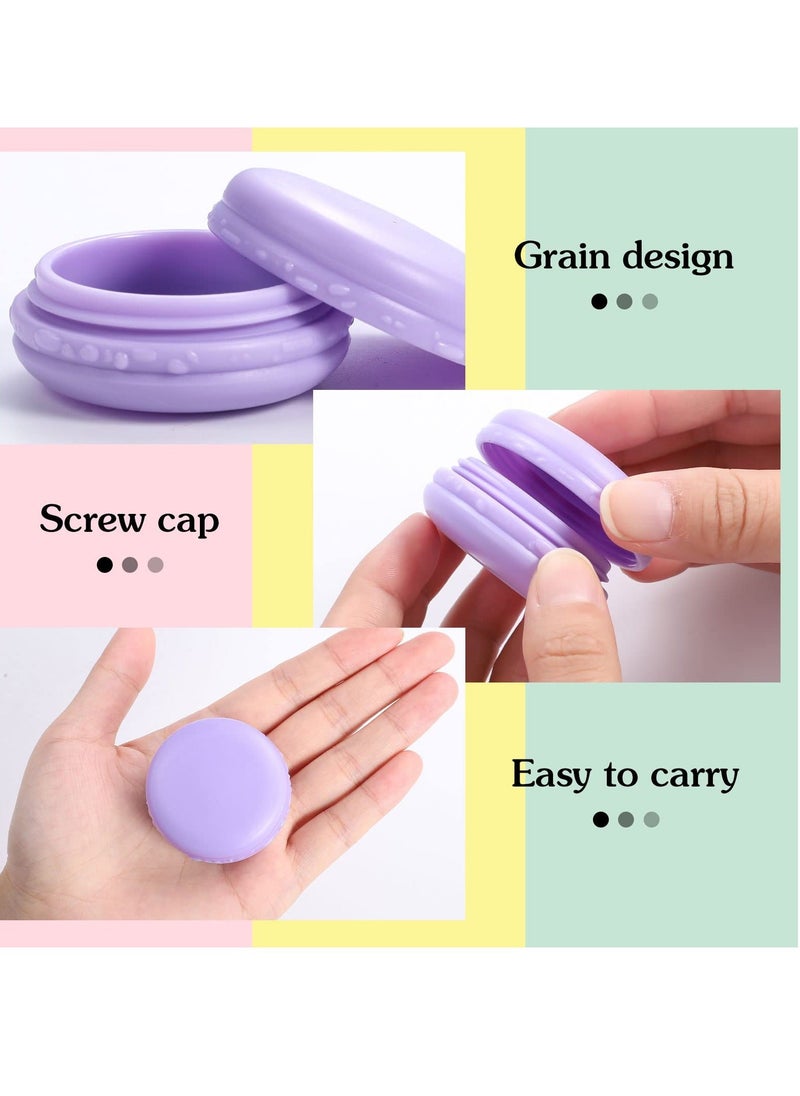 Generic - Travel Bottles Pots, 10 ml Cosmetic Jars with Lids for Toiletries Sample, Cosmetic Container Jars for Cream Powder Face Creams 6 Color 24pcs - Image 1