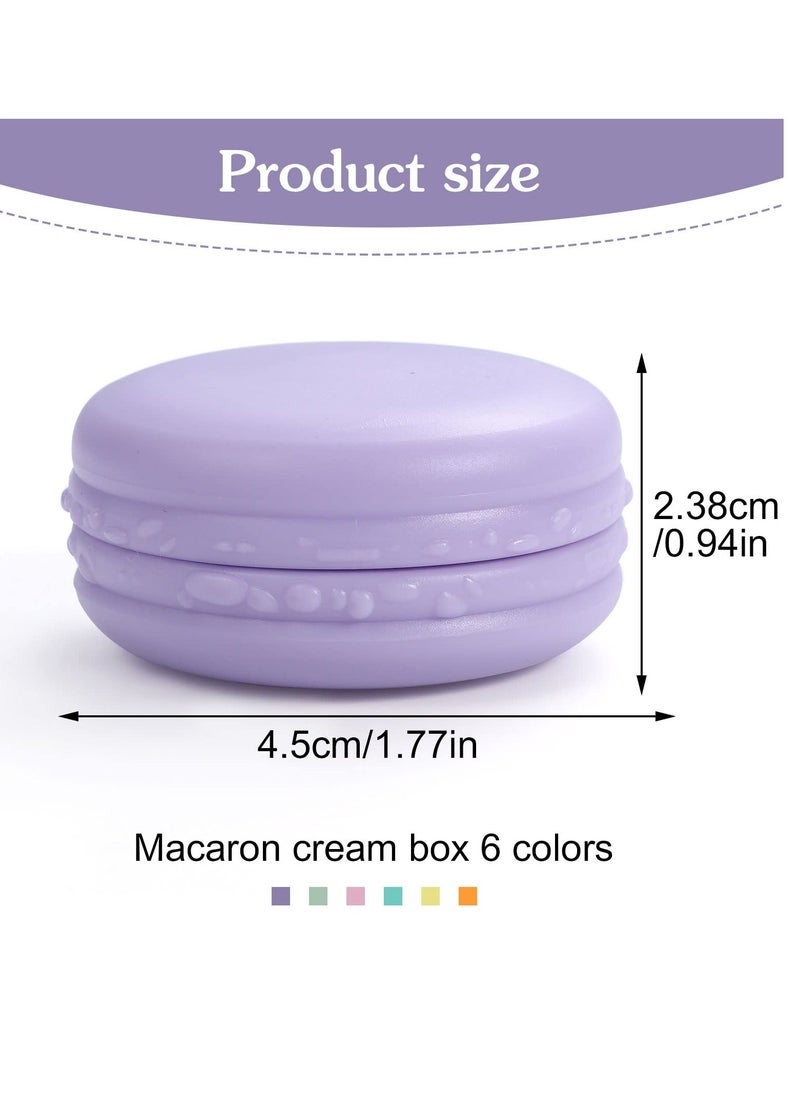 Generic - Travel Bottles Pots, 10 ml Cosmetic Jars with Lids for Toiletries Sample, Cosmetic Container Jars for Cream Powder Face Creams 6 Color 24pcs - Image 1