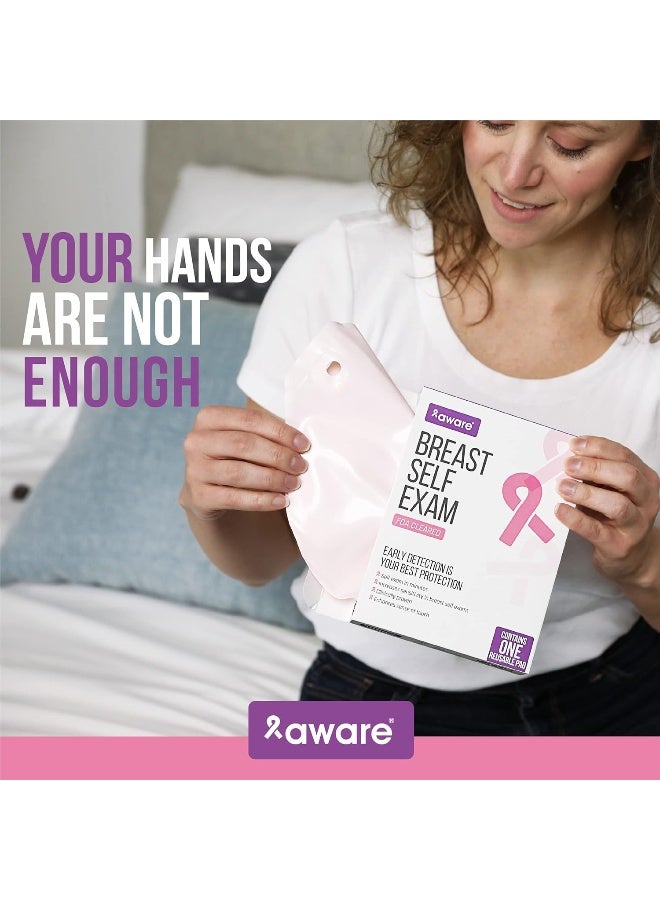 Aware Breast Self Exam Pad, Breast Cancer Awareness Tool - Image 3