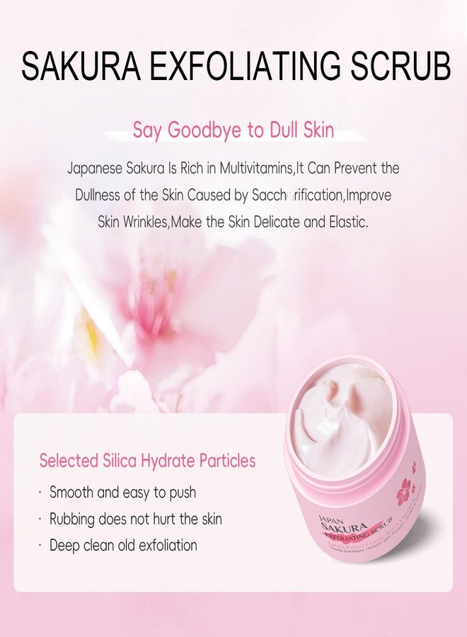 INSEEK Cherry Blossom Bath and Body Gift Set for Women, 9Pcs Bath Gift Sets, Home Bath Spa Gifts Set for Self Care, Christmas Birthday Gifts for Mom, Girlfriend, Sister, Female Friends - Image 3
