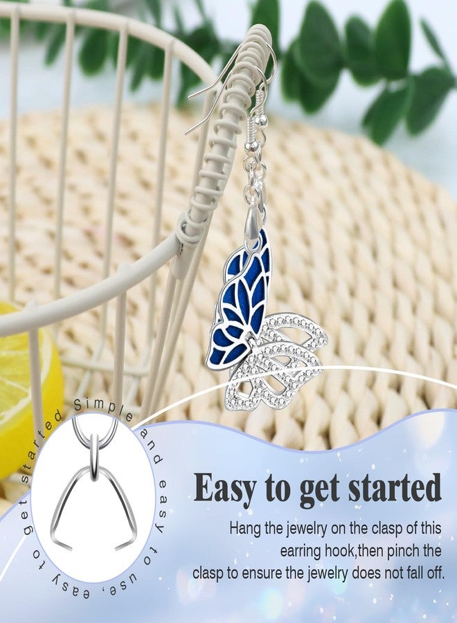MENKEY Earring Hooks 50PCS/25Pairs, Stainless Steel Ear Wires Fish Hooks, Hypo-allergenic Jewelry Findings Parts for DIY Jewelry Making - Image 4