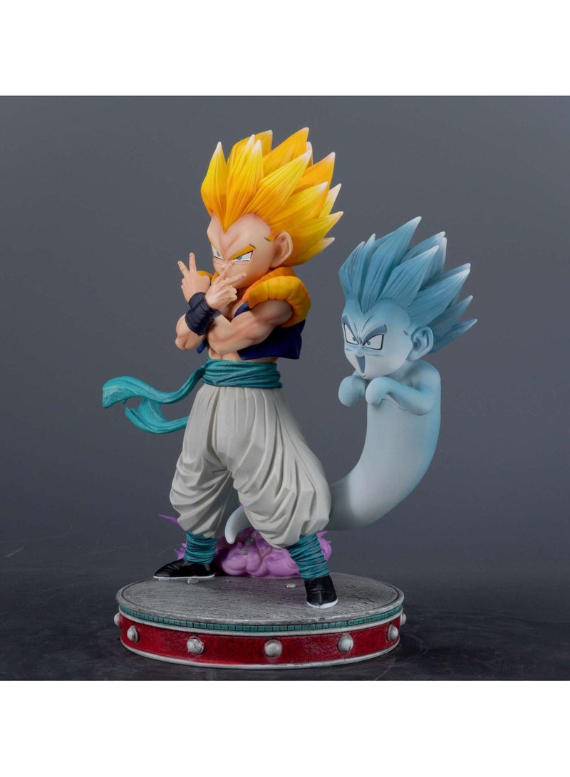 عام تمثال "دراغون بول" أنمي، قطعة جي كي من ماركة Vibes، نموذج السوبر سايانيان، بطول 24 سم. - Image 2