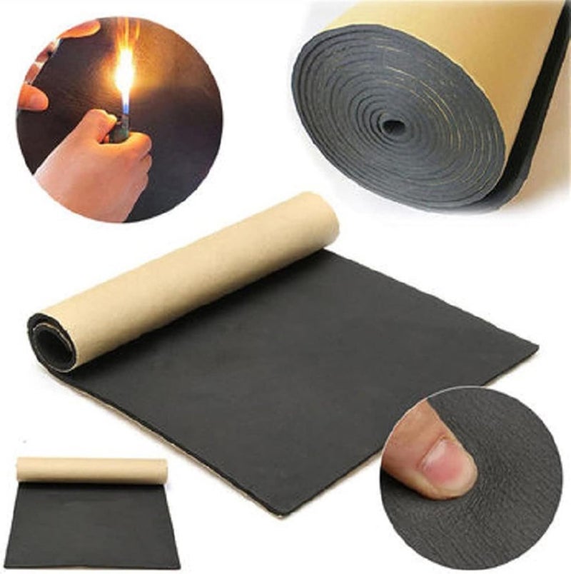 Heat Shield Automotive 3/6/10mmx200cmx50cm Car Sound Proofing Deadening Truck Anti-Noise Insulation Cotton Heat Closed Cell Foam(Green) - Image 3