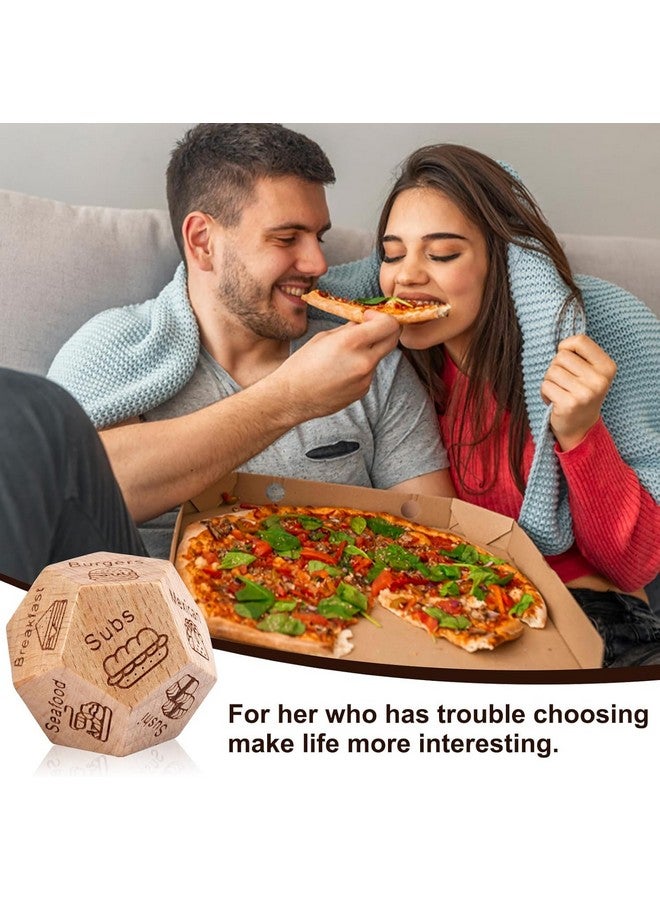 Food Dice, Gifts for Him Her Couples Gift Ideas Food Decision Games Date Night Dice Couples Gift for Him Her Dinner Decider Die for Birthday Boyfriend Girlfriend Men Women Fathers Mothers Day - Image 4