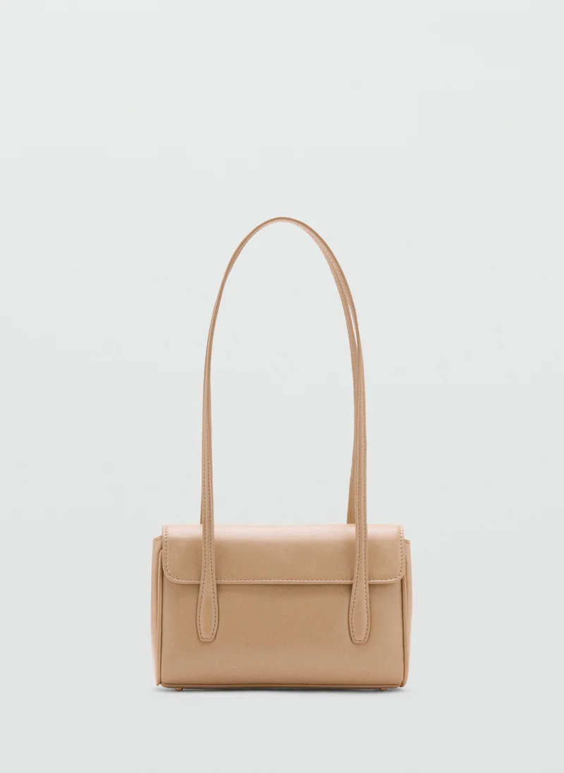 Flap Closure Double Strap Shoulder Bag