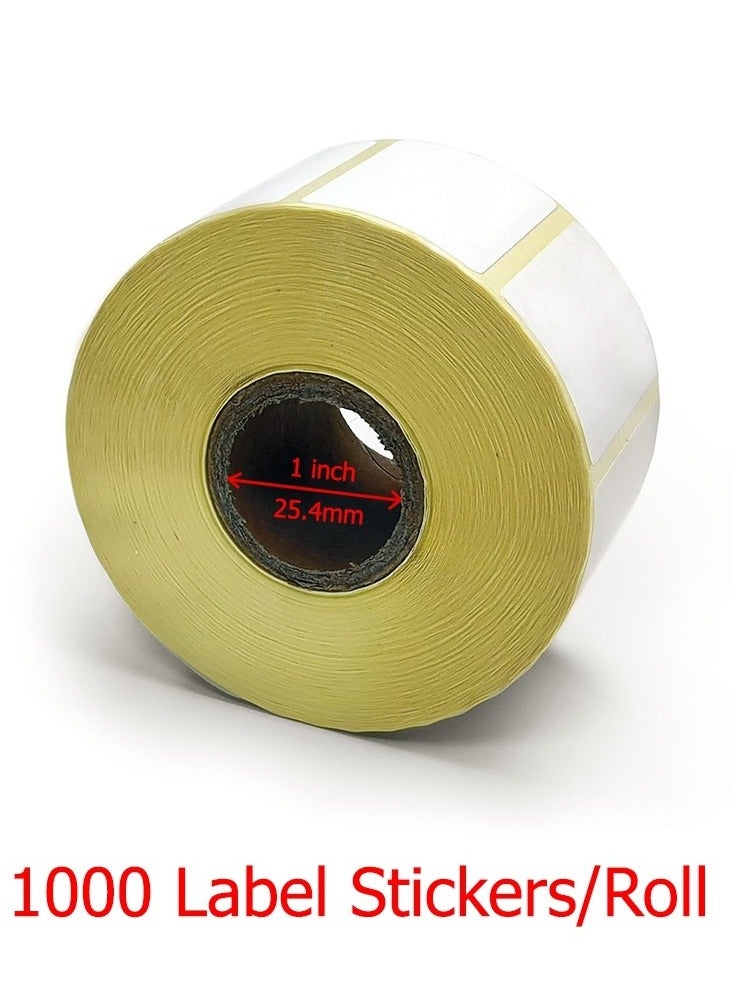 ديسيجيباك ملصقات علامات باركود نقل حراري DCGPAC 1.49 × 0.98 بوصة 1000 ملصق لكل لفة (38 مم × 25 مم) مستخدمة لطباعة ملصقات الشحن، عبوة من 1 - Image 4