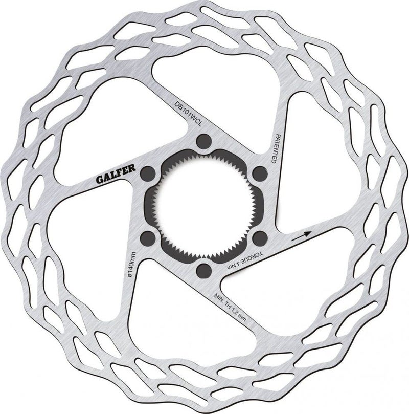 Galfer Wave CL Disc Brake Rotor, 140mm Road - Image 3