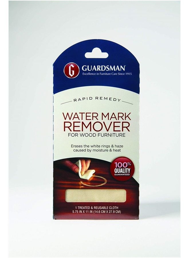 Guardsman - Water Mark Remover Cloth - Erase White Rings & Haze Caused By Moisture and Heat - Reusable - 405200 - Image 1
