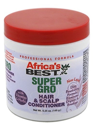 Africa's BEST Africas Best Gro Super Hair & Scalp Conditioner 5.25 Ounce (149ml) (3 Pack) 