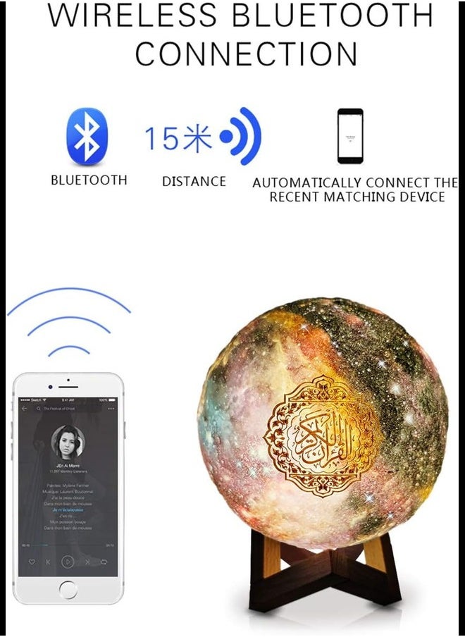 ضوء القمر للقرآن الكريم، كرة القمر ثلاثية الأبعاد LED، مكبر صوت بلوتوث مع جهاز تحكم عن بعد، تلاوة القرآن الكريم والأغنية، راديو FM - pzsku/Z4F23022A6F3155530A29Z/45/_/1719675193/12f06712-1021-4e61-b657-3a173720dad9
