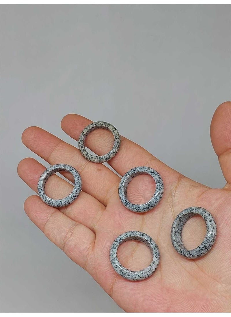 Yaşam Tohumu Seed of Life Ring 6mm Jasper Stone Thickness (Standard Size) (51510)  - Image 1