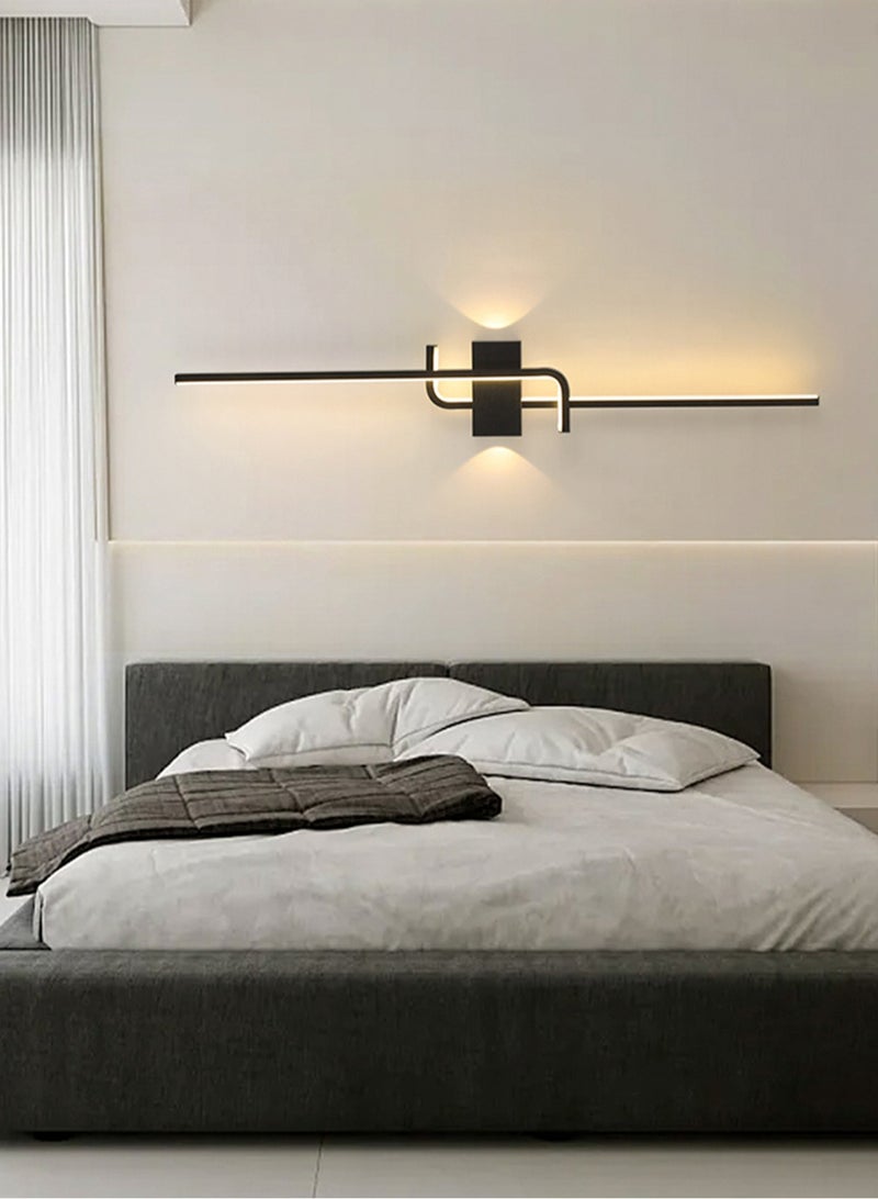 LOOPITYS （Warm light-60CM）Modern wall lights Home appliances Nordic style long lumen home decoration Bedroom dining room TV wall lighting fixtures，wall lamp - Image 3