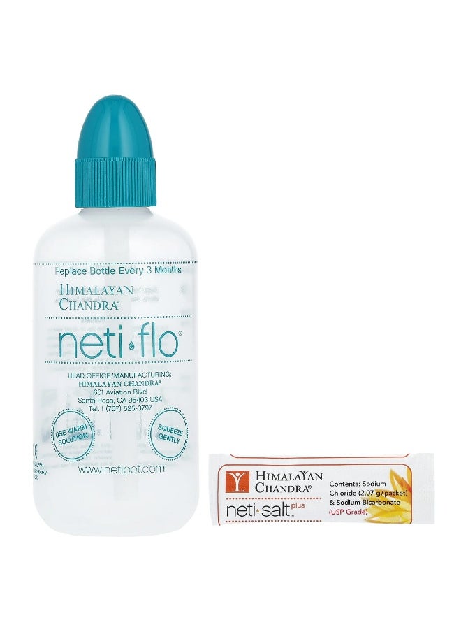Himalayan Chandra Himalayan Chandra, Nasal Wash Squeeze Bottle with Neti Salt Saches, 2.16 g  - Image 3