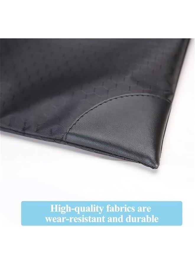 Pelican Black Waterproof Zipper Pouch for Office and Travel, 12x15 inch File Bag with Handle, A4 Document Storage Holder, Foldable for Books and Folders, 1 Pack - Image 5