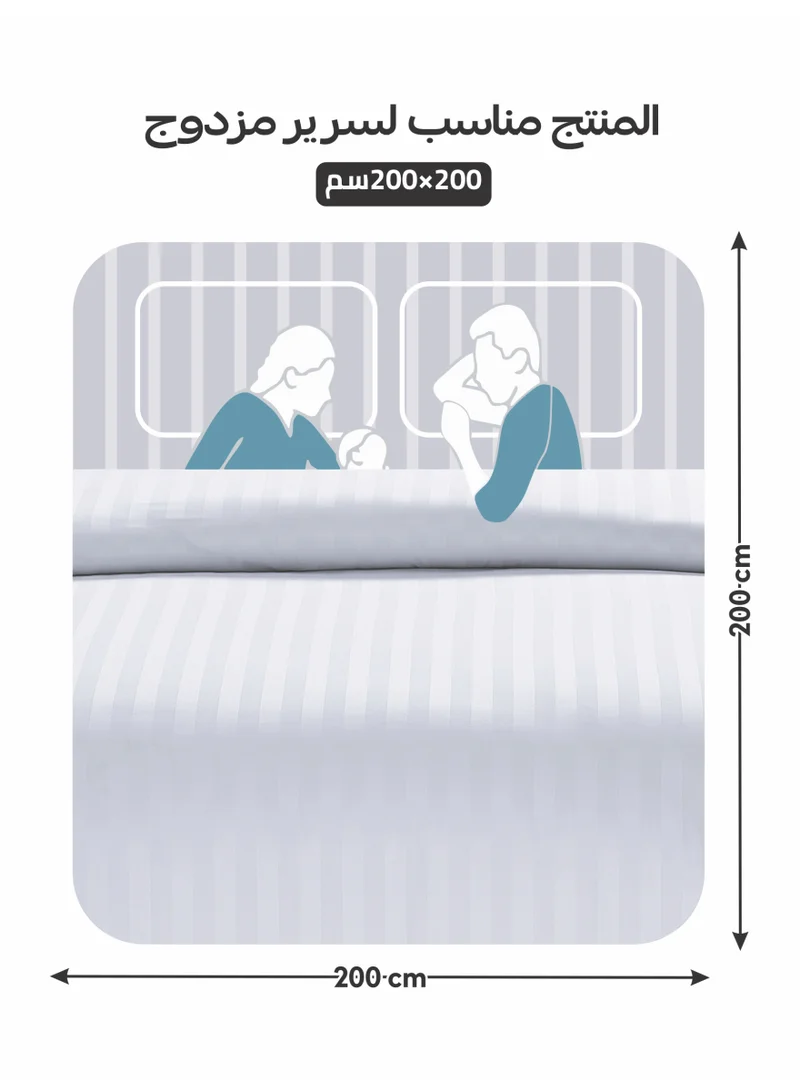 دوناتيلا طقم سرير – 13 قطعة (مقاس كينج) يشمل لحاف 8 قطع، لباد مريح، 4 مخدات أساسية