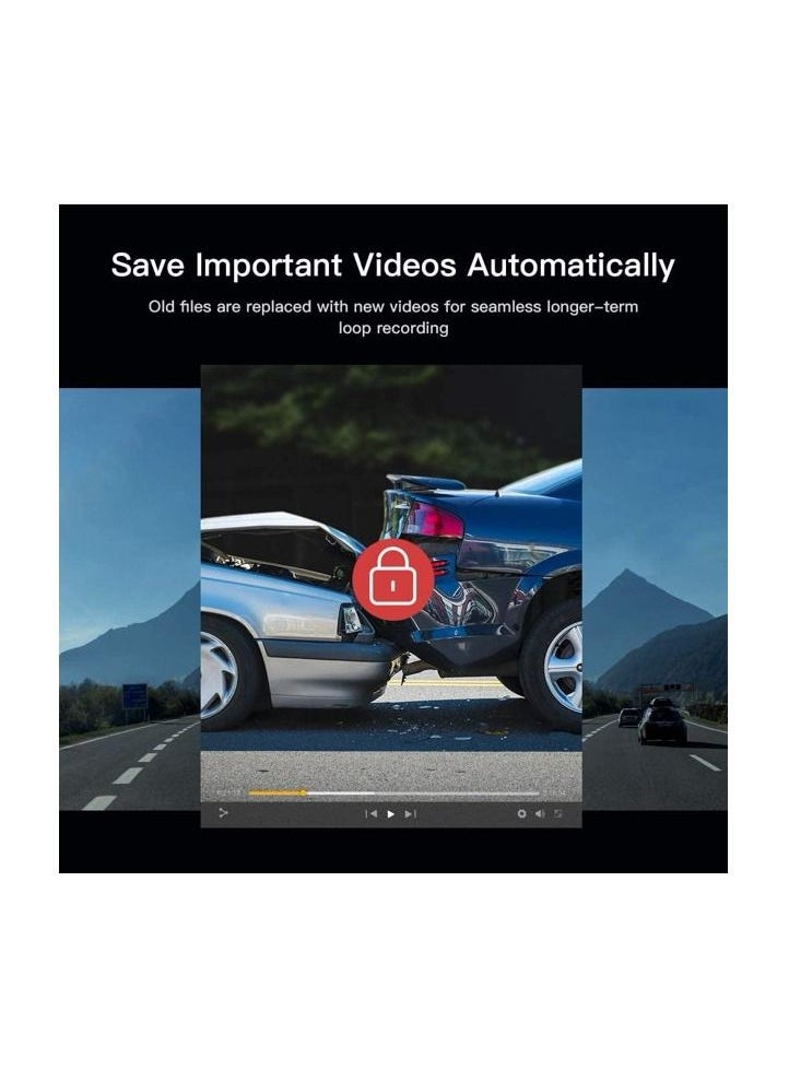 APEMAN - APEMAN Dash Cam 1080P FHD DVR Car Driving Recorder 3 Inch LCD Screen 170° Wide Angle, G-Sensor, WDR, Parking Monitor, Loop Recording, Motion Detection - Image 1