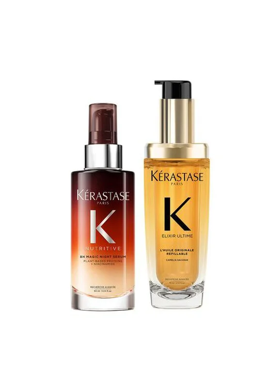 KERASTASE Kerastase Elixir Ultime And Nutritive 8H Magic Night Serum Duo